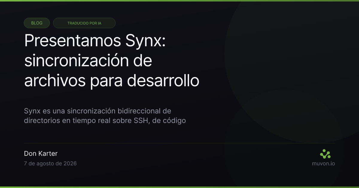 Salida de terminal de Synx mostrando una sesion de sincronizacion bidireccional de archivos entre un directorio local y un host remoto sobre SSH