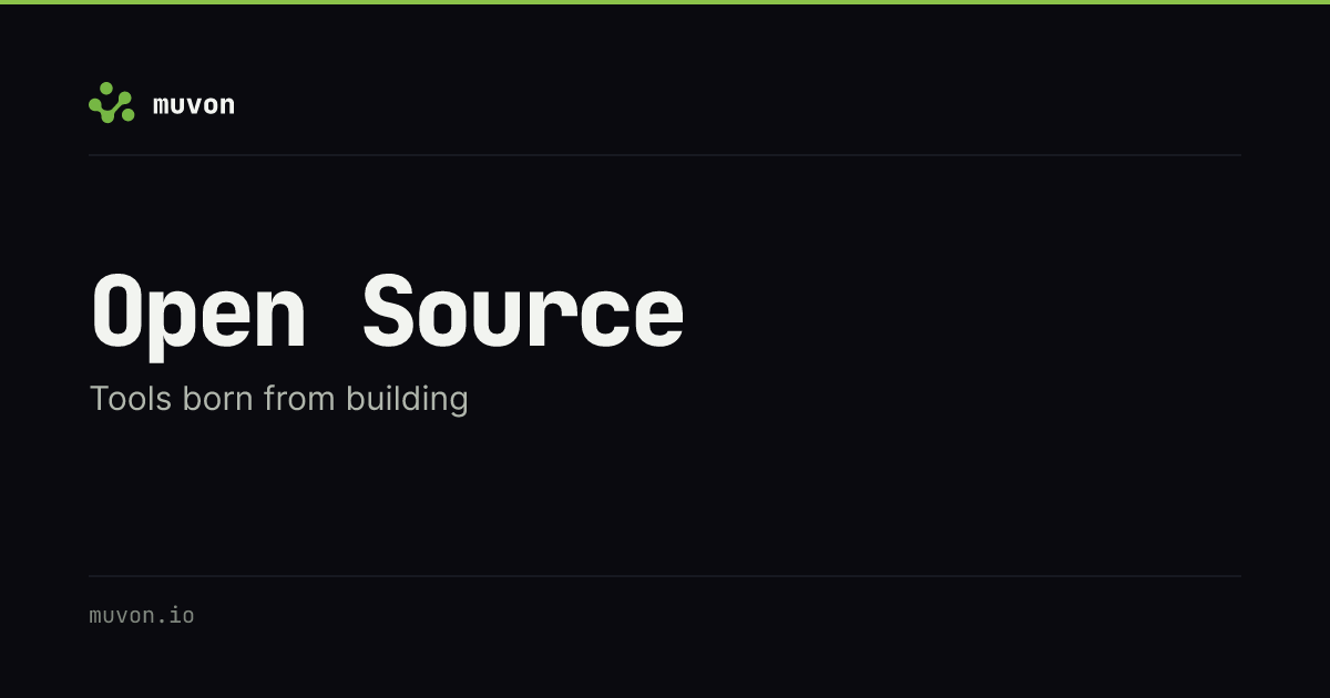 Open Source | Muvon